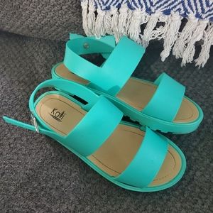 Plastic sandals
